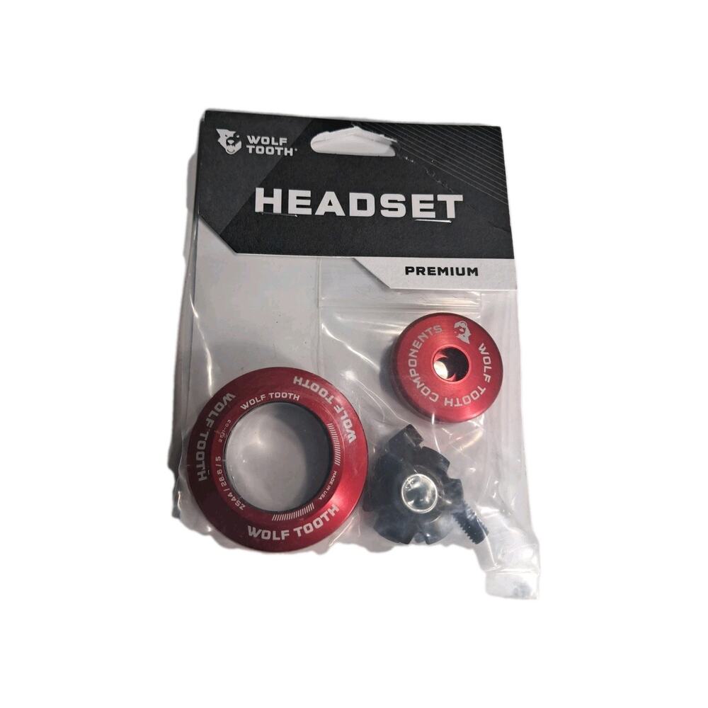 Wolf Tooth Performance Zero Stack (ZS) Headset red